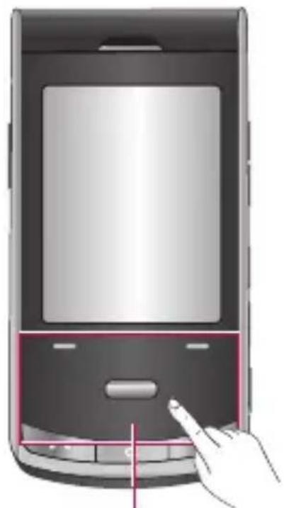LG KF755 - Conseils d'utilisation de l'écran tactile - 1