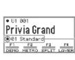 CASIO Privia PXS6000 - Menu du bouton F - 3
