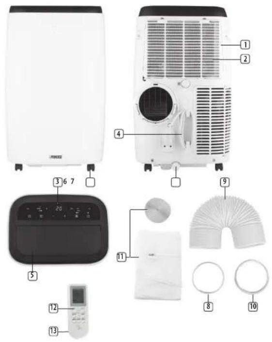 PRINCESS Smart Air Conditioner 9000 352900 - 1