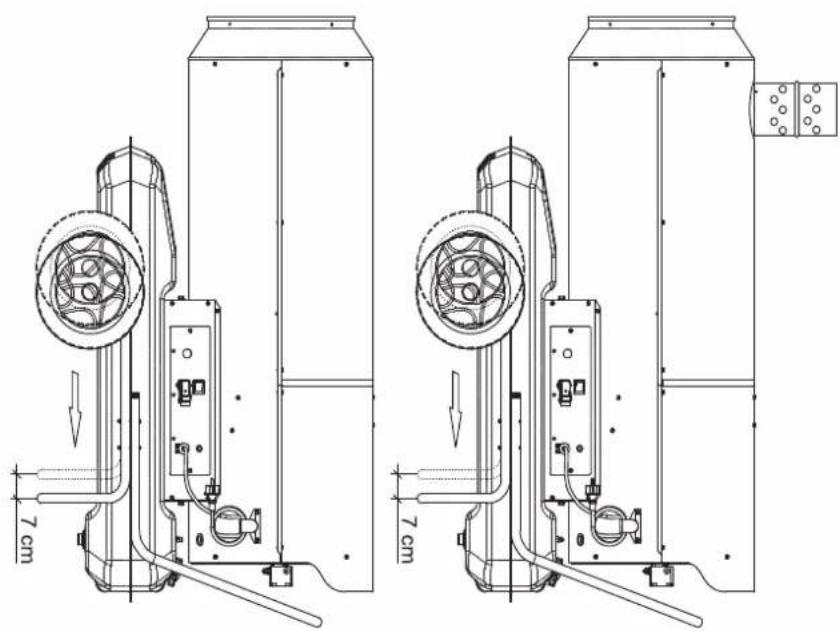 Master BV77 - WHEELS ALTERNATIVE POSITION - POSIZIONE ALTERNATIVA DELLE RUOTE POSITIONS POSSIBLES DES ROUES - ALTERNATIVE RÄDERSTELLUNG - 1