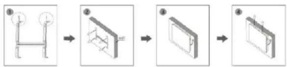 PRINCESS Smart Glass Panel Heater 2000B 342000 - Montaje de pared - 1