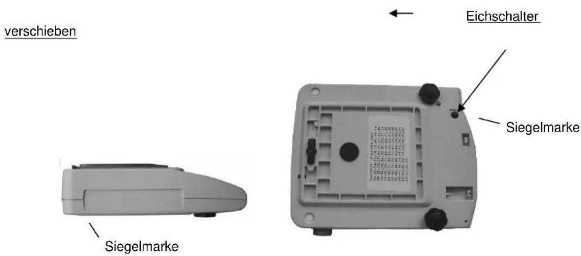 Kern EW 8202NM - Eichschalter und Siegelmarke - 1