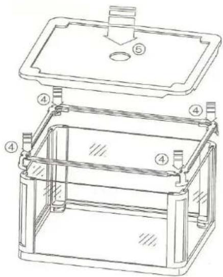 Kern EG 22002NM - Montage de la chambre de protection - 2