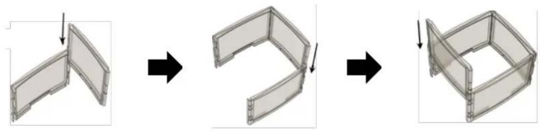 Kern PES 150001M - Installation du brise-vent - 1