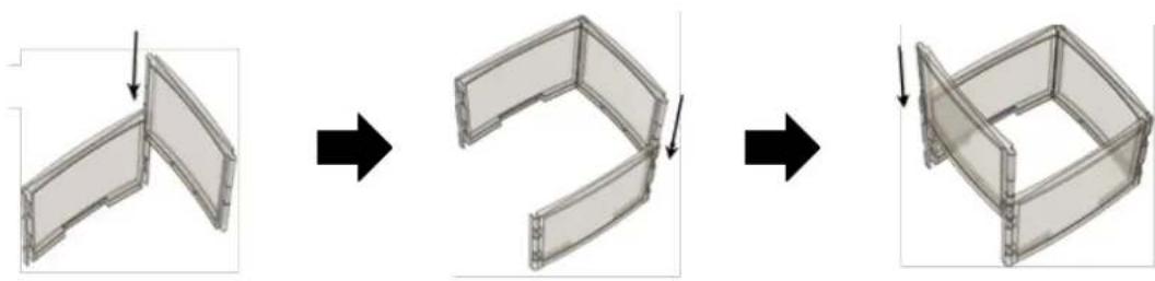 Kern PES 150001M - Installation of the wind shield - 1