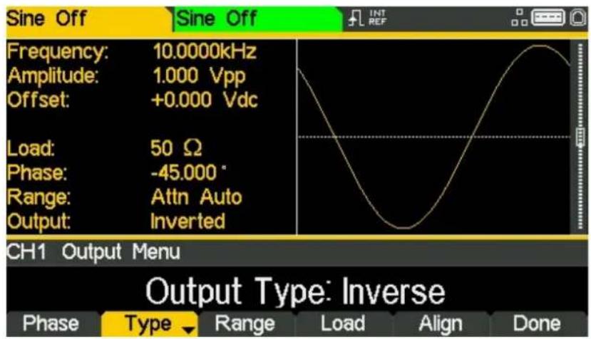 Aim TTi TGF4162 - Change the Output Polarity - 1