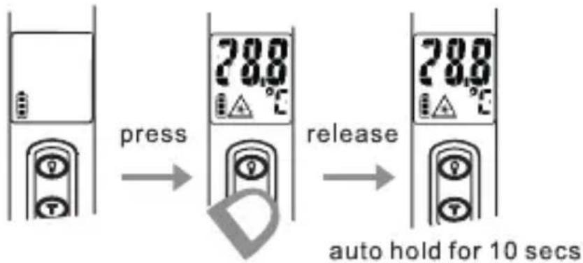 Beha-Amprobe IR450EUR - Taking Temperature Measurement - 2
