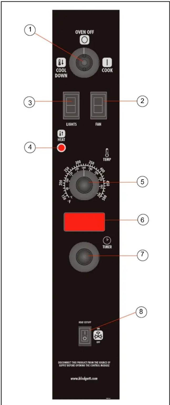 Blodgett Premium DFG200 - Ssi-d commandes infini avec le temporisateur numérique - 1