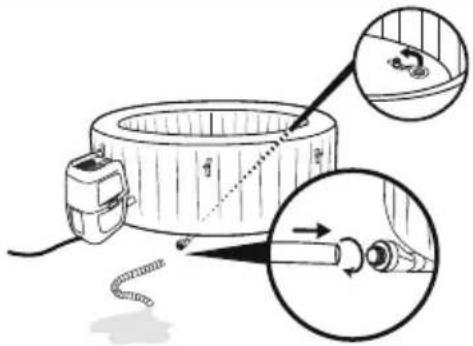 BESTWAY SaluSpa 60234 - DRAINING / VIDANGE - 3