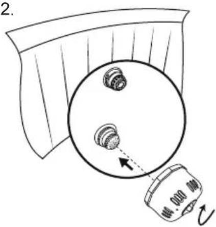 BESTWAY SaluSpa 60234 - CONTRÔLE DE LA VALVE D'AIR - 10