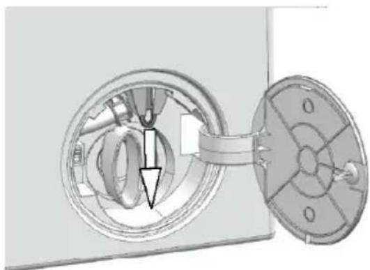 BEKO B5WF U 79418 WB - Άνοιγμα της πόρτας φόρτωσης σε περίπτωση διακοπής ρεύματος: - 4