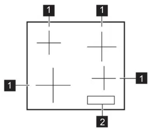 ZANUSSI ZIBN641K - Agencement des zones de cuisson - 1