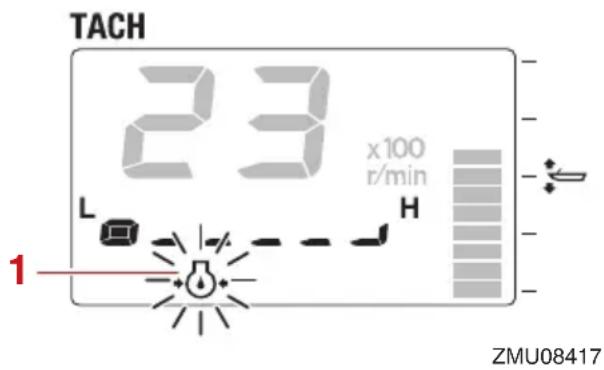 YAMAHA F40H (2022) - Indicateur d'alerte de faible pression d'huile - 1
