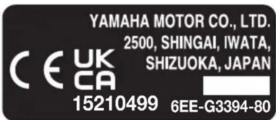 YAMAHA F40H (2022) - Marquage CE/Marquage UKCA - 2