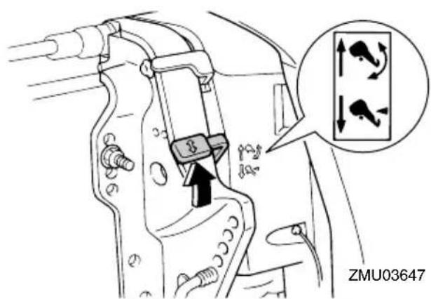 YAMAHA F40H (2022) - Procédure pour les modèles à relevage hydraulique - 3