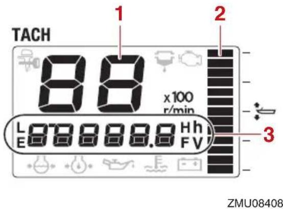 YAMAHA F40H (2022) - Compteurs multifonction 6Y8 - 1