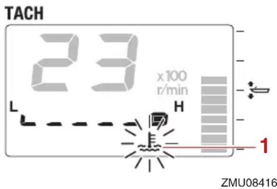 YAMAHA F40H (2022) - Indicateur d'alerte de surchauffe - 1