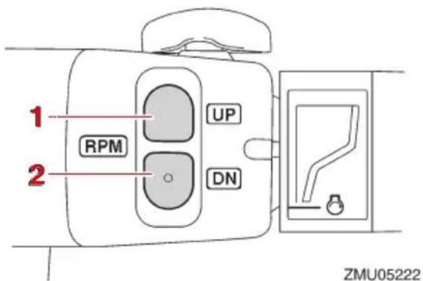 YAMAHA F40H (2022) - Réglage du régime embrayé - 1