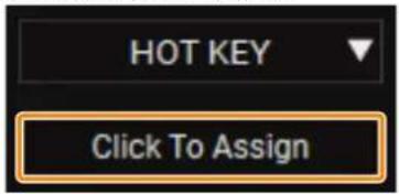 ROLAND Bridge Cast - Sélectionnez « HOT KEY » pour la fonction de bouton MUTE/ASSIGN. - 1