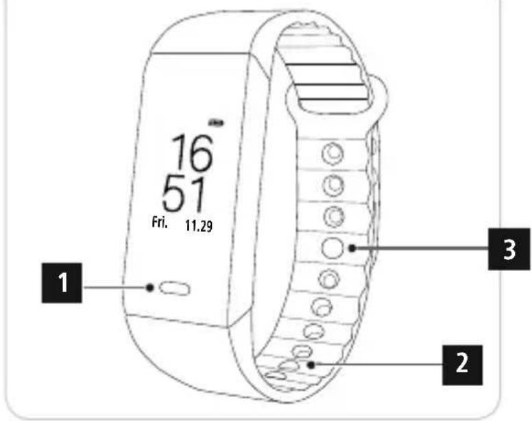 HAMA Fit Track 3900 - Fitness-TrackermitPulsmesser - 3