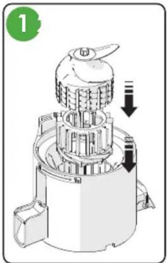 OMEGA Effortless Batch Juicer JC2022 - HOW TO ASSEMBLE - 1