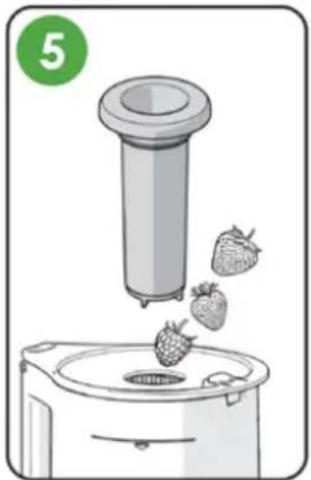 OMEGA Effortless Batch Juicer JC2022 - Appuyez sur l'interrupteur d'alimentation afin de commencer à utiliser le produit. - 1