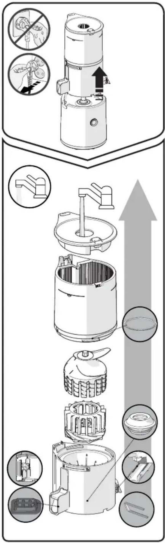 OMEGA Effortless Batch Juicer JC2022 - Démontage et nettoyage - 1