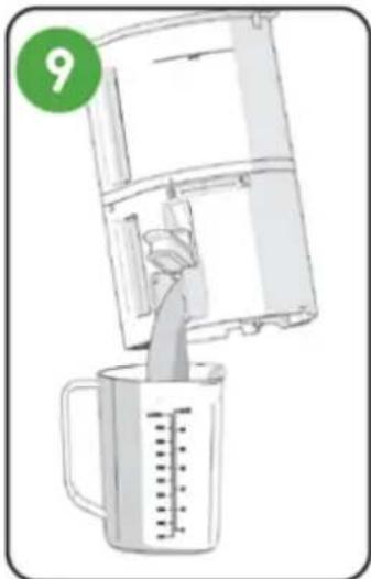 OMEGA Effortless Batch Juicer JC2022 - Once the juicing and pulp removal are finished, press the power button to stop the machine. - 1