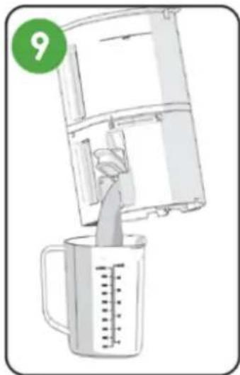 OMEGA Effortless Batch Juicer JC2022 - Vacíe el contenedor de pulpa y el de zumo para que no se llenen. - 1