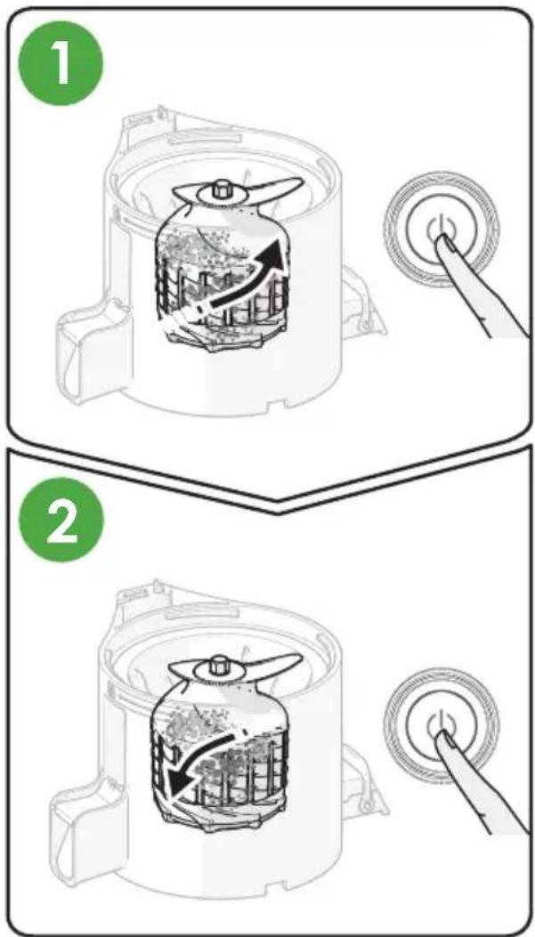 OMEGA Effortless Batch Juicer JC2022 - CUANDO LA BARRENA SE DETIENE DURANTE EL USO - 1