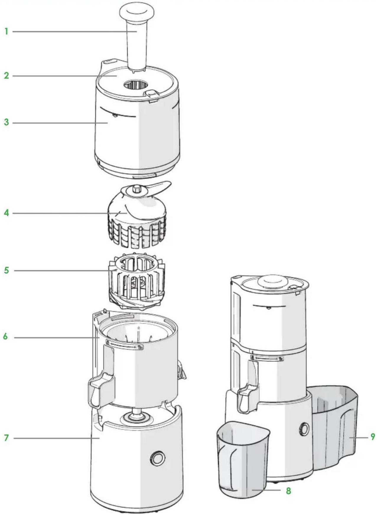 OMEGA Effortless Batch Juicer JC2022 - Assemblage RAPIDE - 1
