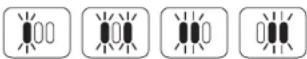 SHARK IX101EU - Battery Indicator Lights on handheld vacuum are flashing. - 1