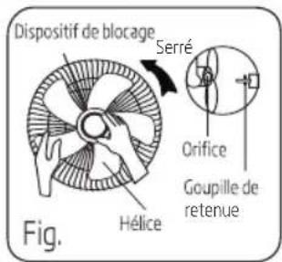 BEKO EFS5100W - Montage de l'hélice et de la corbeille du ventilateur - 2