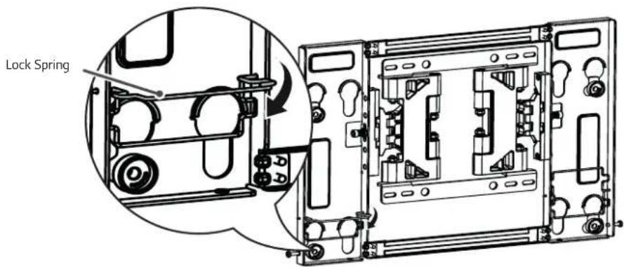 LG OTW420B - Setting the Lock Springs - 1