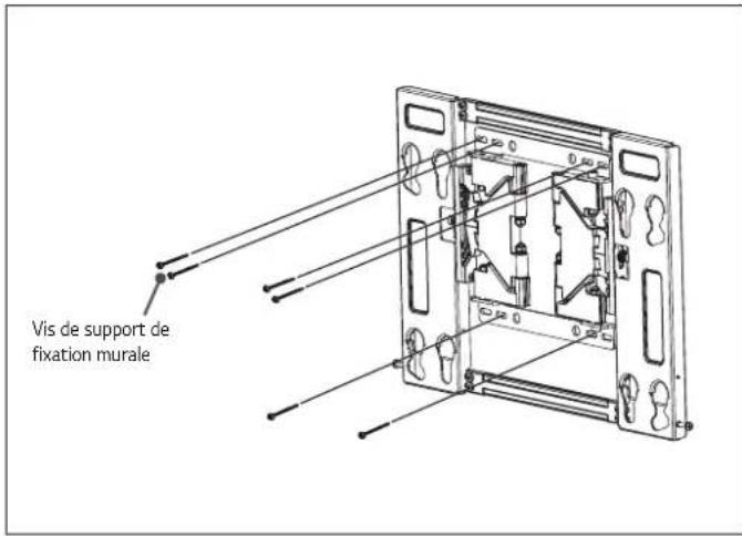 LG OTW420B - Installation du support de fixation murale - 1