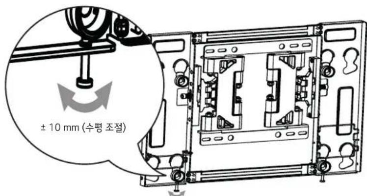 LG OTW420B - 제품 수평 (기울기) 조정 방법 - 3
