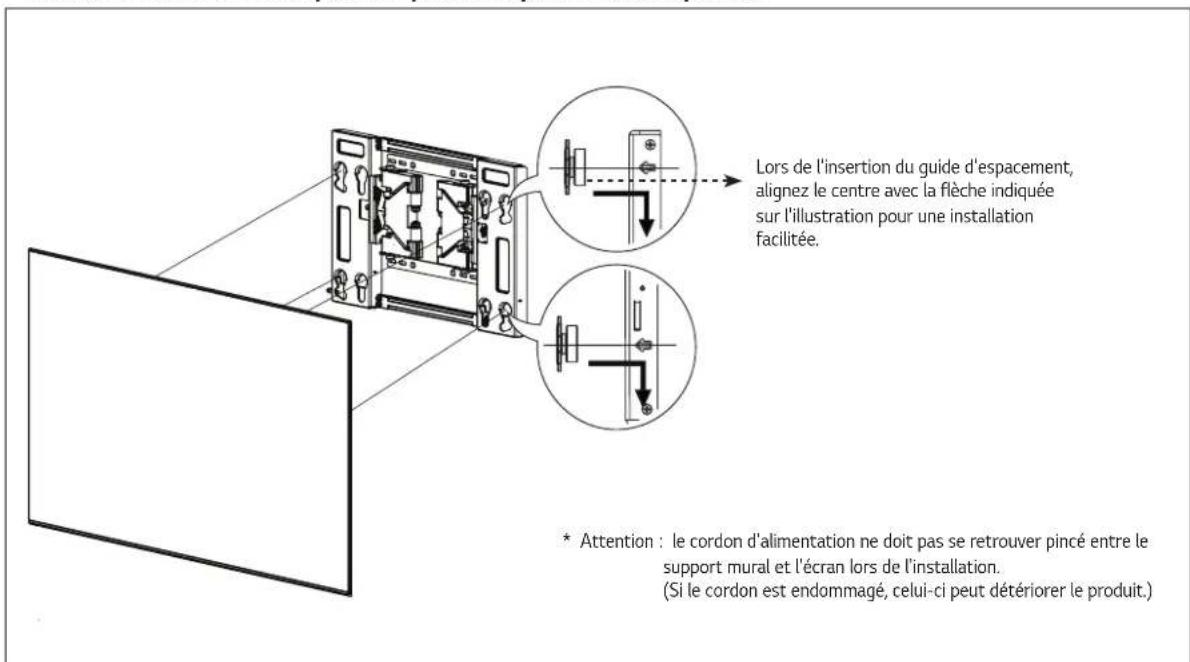LG OTW420B - Comment assembler le support de fixation murale et le produit - 1
