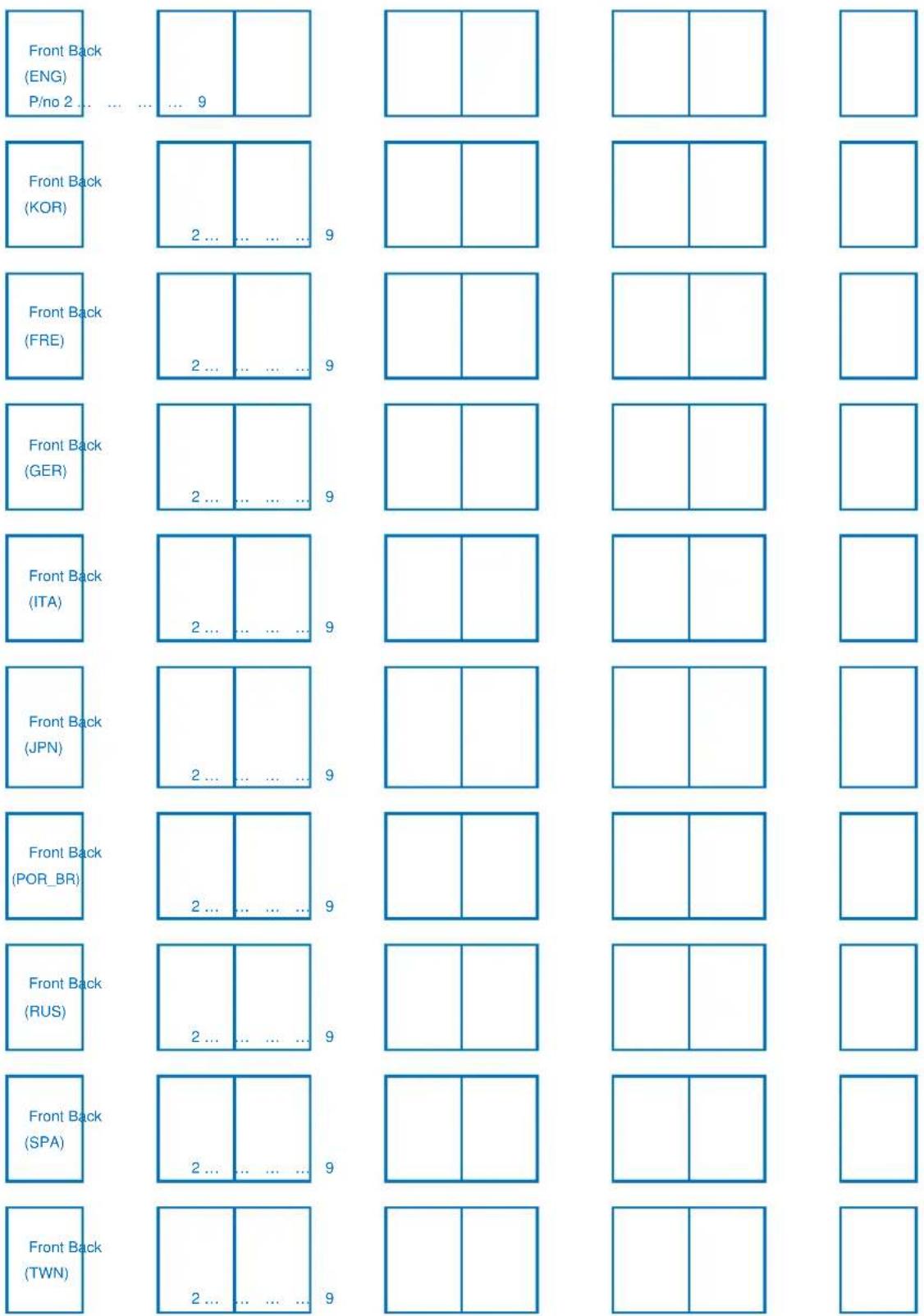 LG OTW420B - Pagination sheet - 1