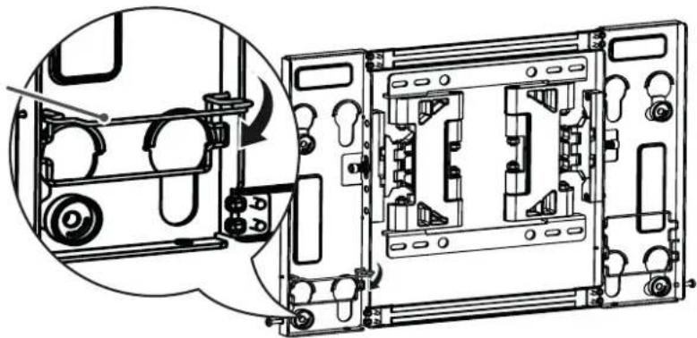 LG OTW420B - Impostazione delle molle di blocco - 1