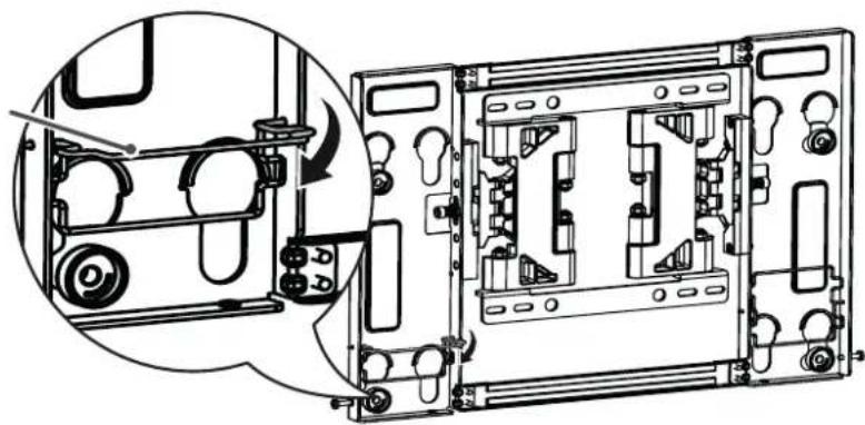 LG OTW420B - Réglage des ressorts de verrouillage - 1