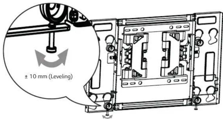 LG OTW420B - How to level the Display - 4