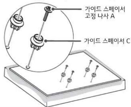 LG OTW420B - TV에 가이드 스페이서 고정하기 - 5