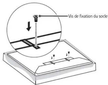 LG OTW420B - Fixation des pattes de fixation du produit sur le téléviseur - 3