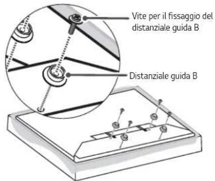 LG OTW420B - Fissaggio delle staffe del prodotto al TV - 4