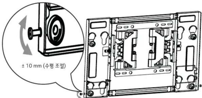 LG OTW420B - 제품 수평 (기울기) 조정 방법 - 1