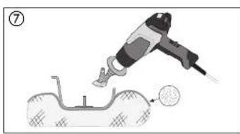STEINEL HG 2320 E K - Set per riparazioni di componenti in plastica per autovetture - 2