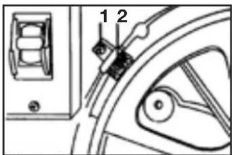 Genesis GBS900 - Réglage de la brosse de la roue (FIG 13) - 1