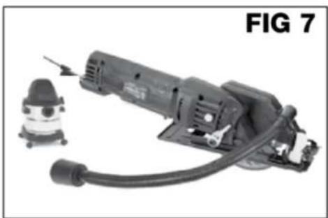 Genesis GCS445SE - Installer le TUYAU adaptateur d'aspiration (FIG 7) - 1