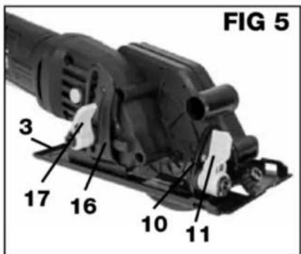 Genesis GCS445SE - Installation de la LAME (FIG 2,3,4) - 3