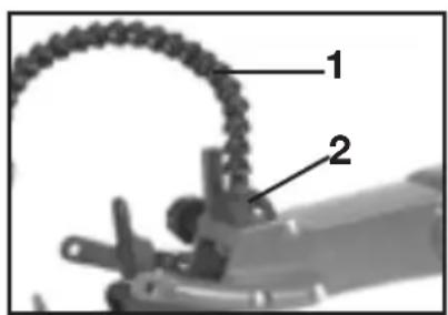 Genesis GSS160 - L'installation du soufflante à sciure tube (FIG 3) - 1